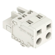 WAGO - Kabelsteckverbinder für Leiterplattensteckverbinder 1-Leiter-Federleiste 721-202/008-000 CAGECLAMP 2,5mm²,lgr − 100 Stück