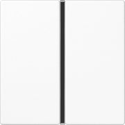 Jung - Abdeckung/Bedienelement für Installationsschalterprogramme Tastensatz 1-fach aws A 401 TSA WW komplett − 1 Stück