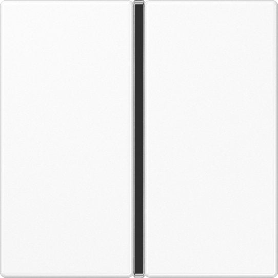 Jung - Abdeckung/Bedienelement für Installationsschalterprogramme Tastensatz 1-fach aws A 401 TSA WW komplett − 1 Stück