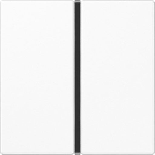 Jung - Abdeckung/Bedienelement für Installationsschalterprogramme Tastensatz 1-fach aws A 401 TSA WW komplett − 1 Stück