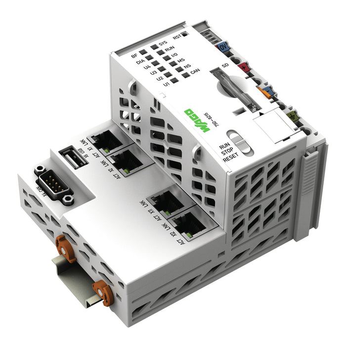 WAGO GmbH &amp; Co. KG - SPS-Grundgerät Controller PFC200 750-8215 G2 4ETH CAN USB  − 1 Stück
