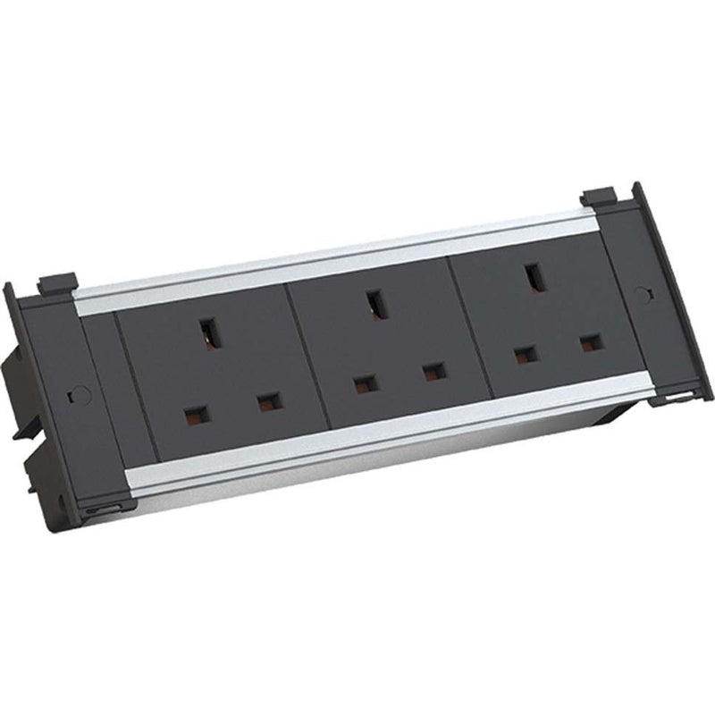 Bachmann - Mehrfachsteckdose KAPSA Steckdosenleiste 927.006 3xUK 13A Strom 2m UK