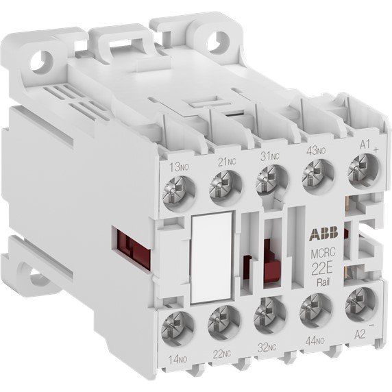 ABB Stotz S&J - Hilfsschütz, Relais Kleinhilfsschütz MCRC040ATWED-RAIL 4S, 33V DC