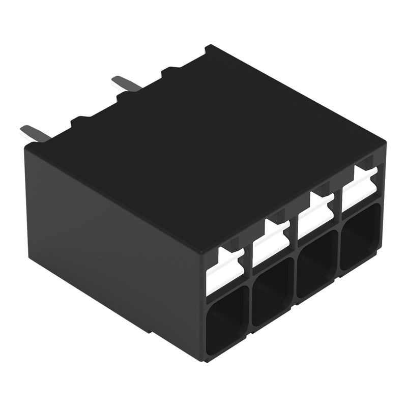WAGO - Leiterplattenklemme THR-Leiterplattenklemme 20861124300000997605 Drücker,1,5mm²,sw − 1645 Stück