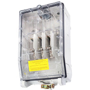 GSAB Elektrotechnik - Sicherungskasten Hausanschlußkasten NH00 99.00.100t mit transp. Deckel