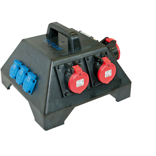 Gifas Electric - CEE-Steckdosen-Kombination (IEC 60309) Vollgummi-Verteiler 353-1103N40.003WD32