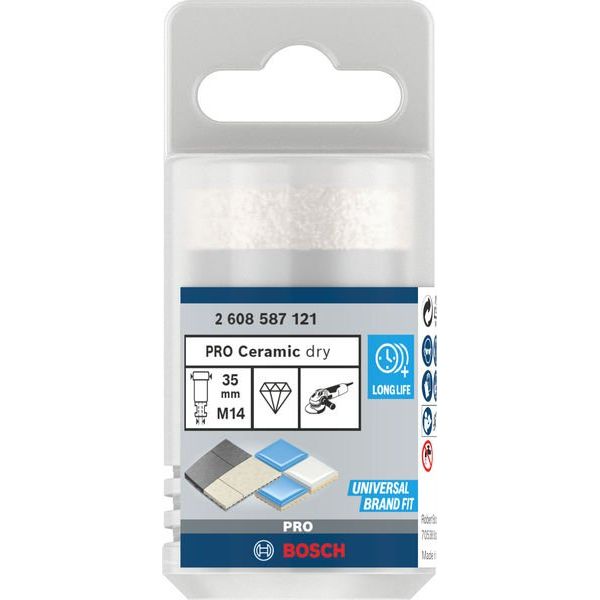 Bosch - Bohrer PRO Ceramic dry 2608587121 Trockenbohrkrone 35