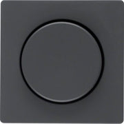 Berker - Abdeckung/Bedienelement für Installationsschalterprogramme Zentralstück anth/sa 11376086 f.Drehdimmer