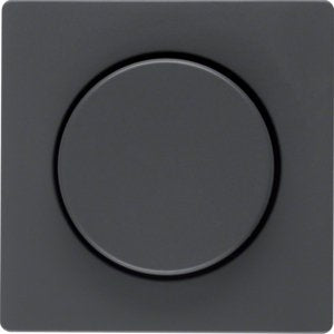 Berker - Abdeckung/Bedienelement für Installationsschalterprogramme Zentralstück anth/sa 11376086 f.Drehdimmer