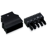 WAGO - Steckverbinder für steckbare Gebäudeinstallation Buchse 770-305 0,5-4mmq schwarz − 25 Stück