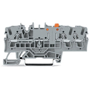 WAGO - Trenn- und Messtrenn-Reihenklemme 3-Leiter-Trenn-u.Messklemm 2002-1771 orange, grau − 50 Stück