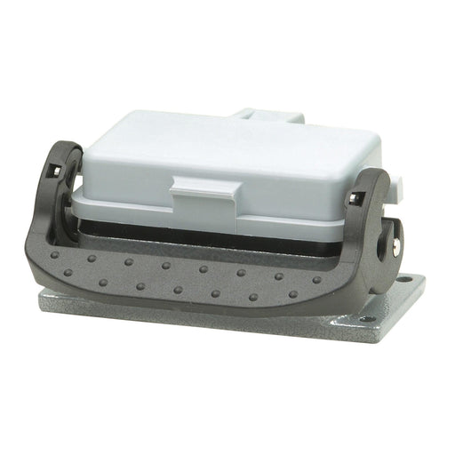 Walther Werke - Gehäuse für Rechtecksteckverbinder Anbaugehäuse B10 714410AL 29mm LVB m.Klappdeck