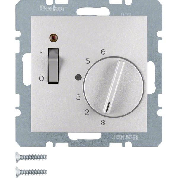 Berker - Raumthermostat Raumtemperaturregler 24 V 20311404 mit Öffner, Zentrals