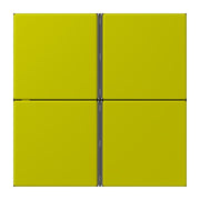 Jung - Abdeckung/Bedienelement für Installationsschalterprogramme Tastensatz 4fach LC 404 TSA 249 vert olive vif