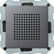 Gira - Elektronik-Gerät für Installationsschalterprogramme Lautsprecher Unterputz 228228 RadSystem 55 anth