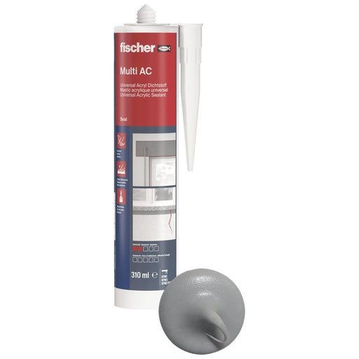 Fischer Deutschl - Dichtstoff Acryldichtstoff DA GR grau