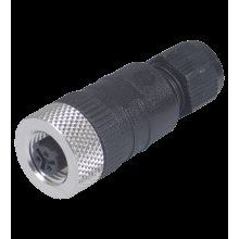 Pepperl+Fuchs Fabrik - Rundsteckverbinder, feldkonfektionierbar (Industriesteckverbinder) Kabeldose V12-G konfektinierbar