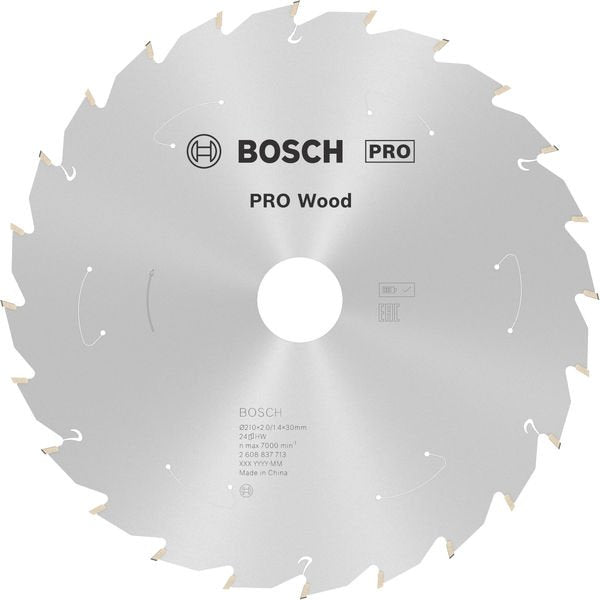 Bosch - Kreissägeblatt PRO Wood cordless 2608837713 Kreissägeblatt 210 x