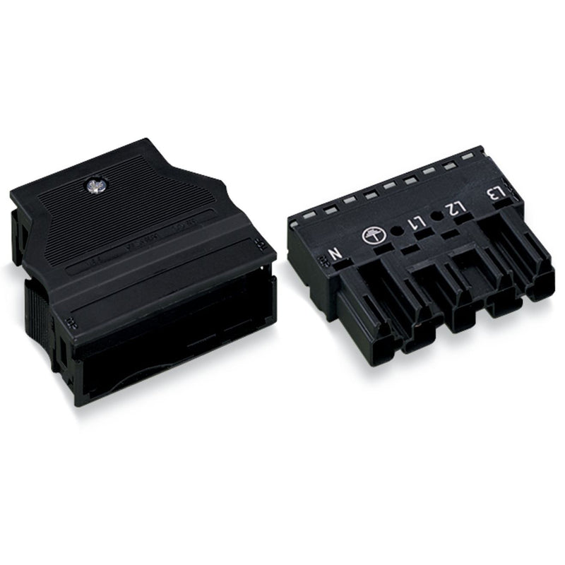 WAGO - Steckverbinder für steckbare Gebäudeinstallation Stecker 770-315 0,5-4mmq schwarz
