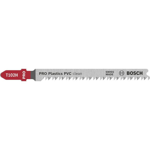Bosch - Stichsägeblatt PRO Plastics PVC clean 2608665238VE(2) T102H Stichsägeblatt − 10 Packung