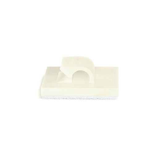 HellermannTyton - Befestigungsschelle für Kabel/Rohre Klebesockel RB5 PA66 NA 100 19x19mm − 100 Stück