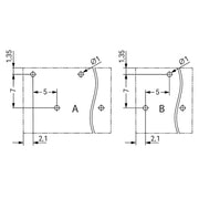 WAGO - Leiterplattenklemme THR-Leiterplattenklemme 20863227300000997607 Drücker,1,5mm²,sw − 1660 Stück