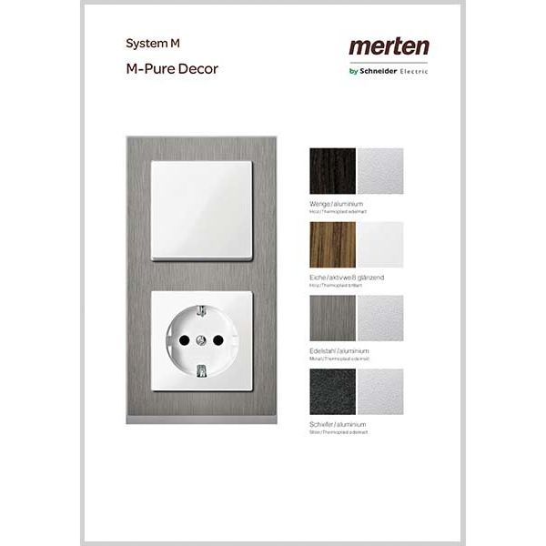 Merten - Zubehör/Ersatzteile für Installationsschalterprogramme Musterkoffermodul MEGMKM010 M-Pure Decor