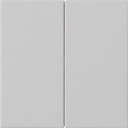 Gira - Abdeckung/Bedienelement für Installationsschalterprogramme Wippe 2-fach 5370015 Grau