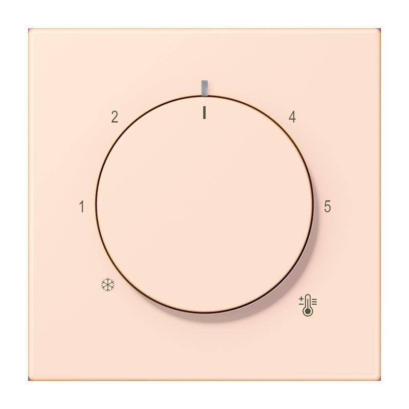 Jung - Abdeckung/Bedienelement für Installationsschalterprogramme Abdeckung für Thermostat LC 1749 BF 226 orange pale (32082)