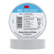3M - Klebeband PVC Elektro-Isolierband Temflex165 weiß19X25 165WH6E