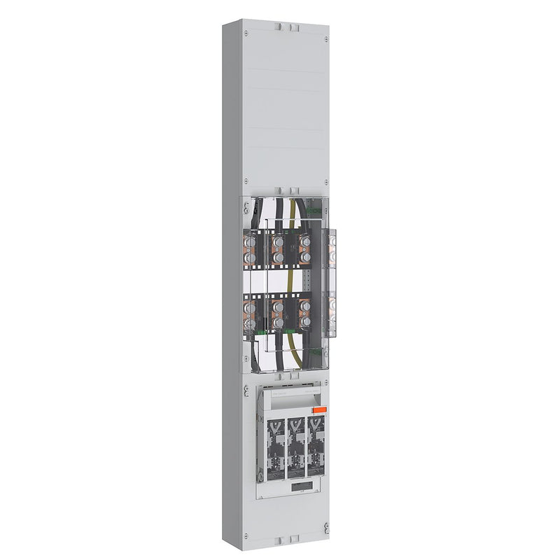 ABN - Verteilerfeld für Installationsverteiler Wandlerfeld 200A BH9 5p ABNPW109F0232 RDF1 40mm SaS Zu=NH1