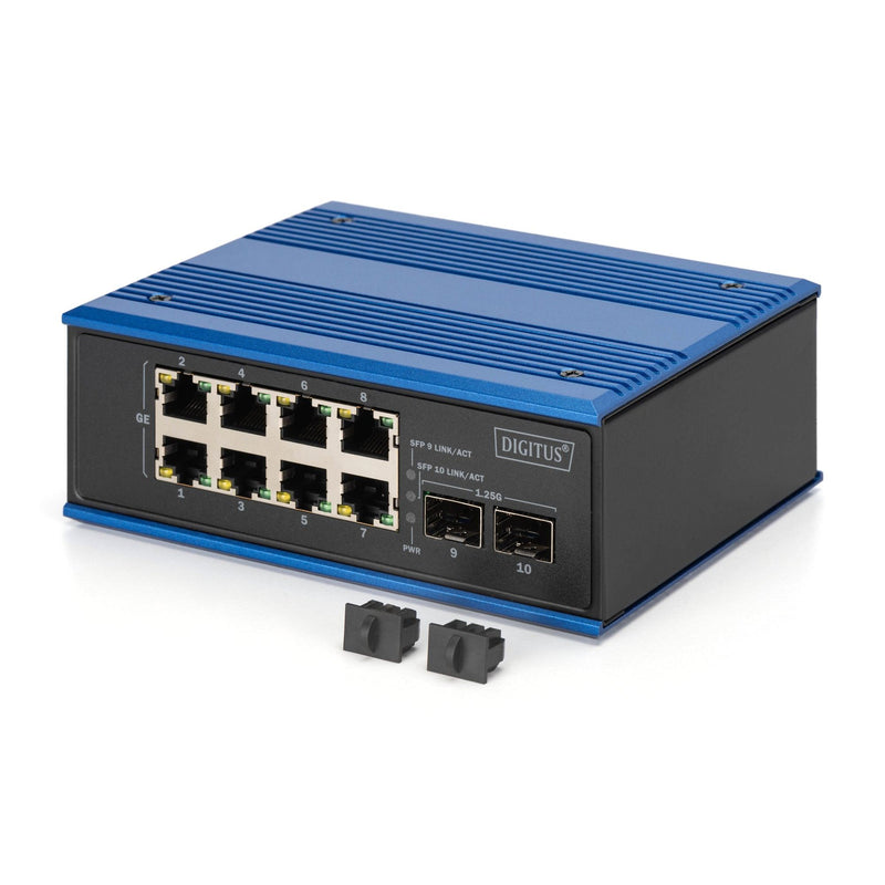 DIGITUS - Netzwerk Switch Netzwerk-Switch DN-651151 8+2-Port