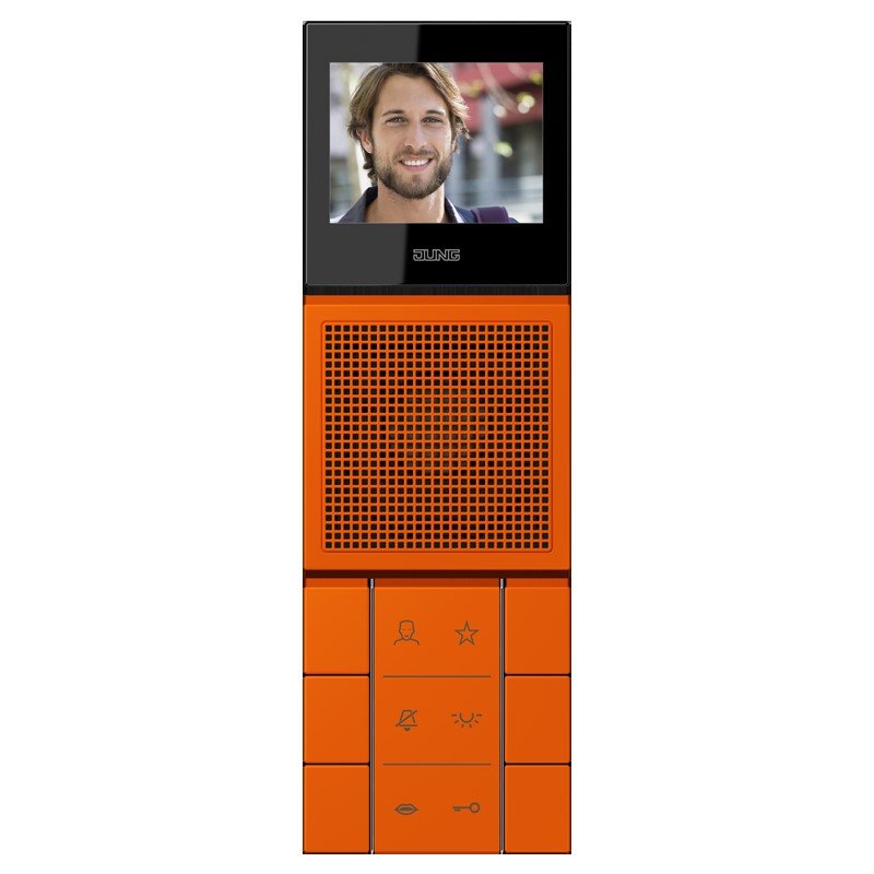Jung - Innenstation für Türkommunikation SIB Video-Innenstation SI VI LC 627 260 LS 4320S
