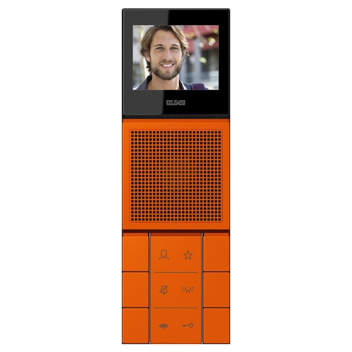 Jung - Innenstation für Türkommunikation SIB Video-Innenstation SI VI LC 627 260 LS 4320S  − 1 Stück
