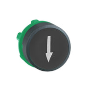 Schneider Electric - Frontelement für Drucktaster ZB5AA335 flach,sw,Pfeil hoch