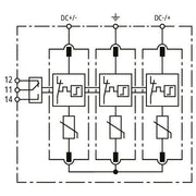 DEHN - Photovoltaik-DC-Stringbox Generatoranschlusskasten DCU 2 YPV 1100 1M 2S für PV-Anlagen