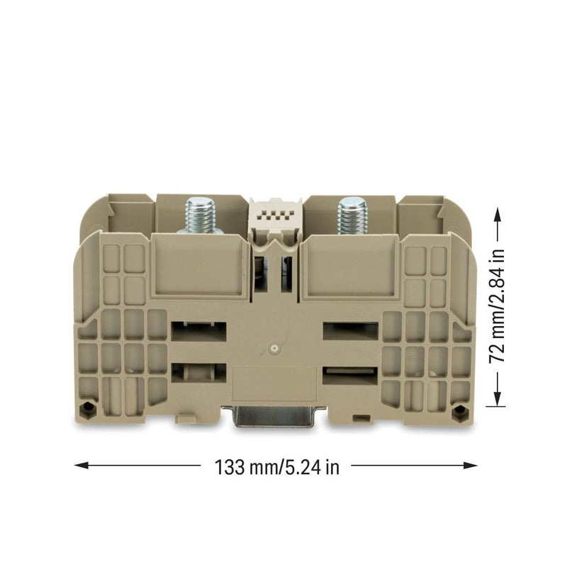 WAGO - Durchgangs-Reihenklemme Bolzenklemme 884-1200 120 mm² − 5 Stück
