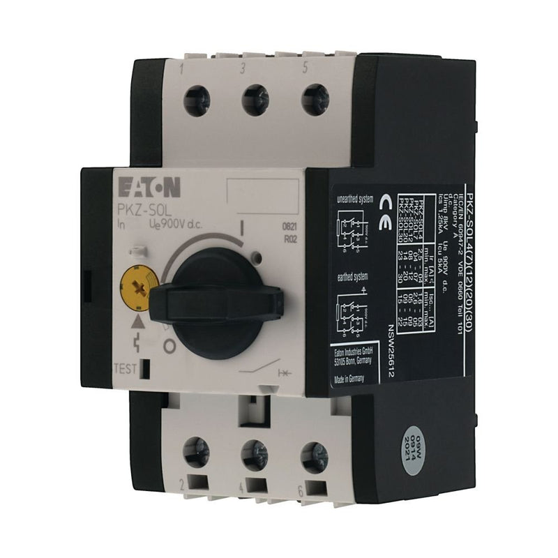Eaton - Leistungsschalter für Trafo-, Generator- und Anlagenschutz DC-Strangschutzschalter PKZ-SOL12 12A