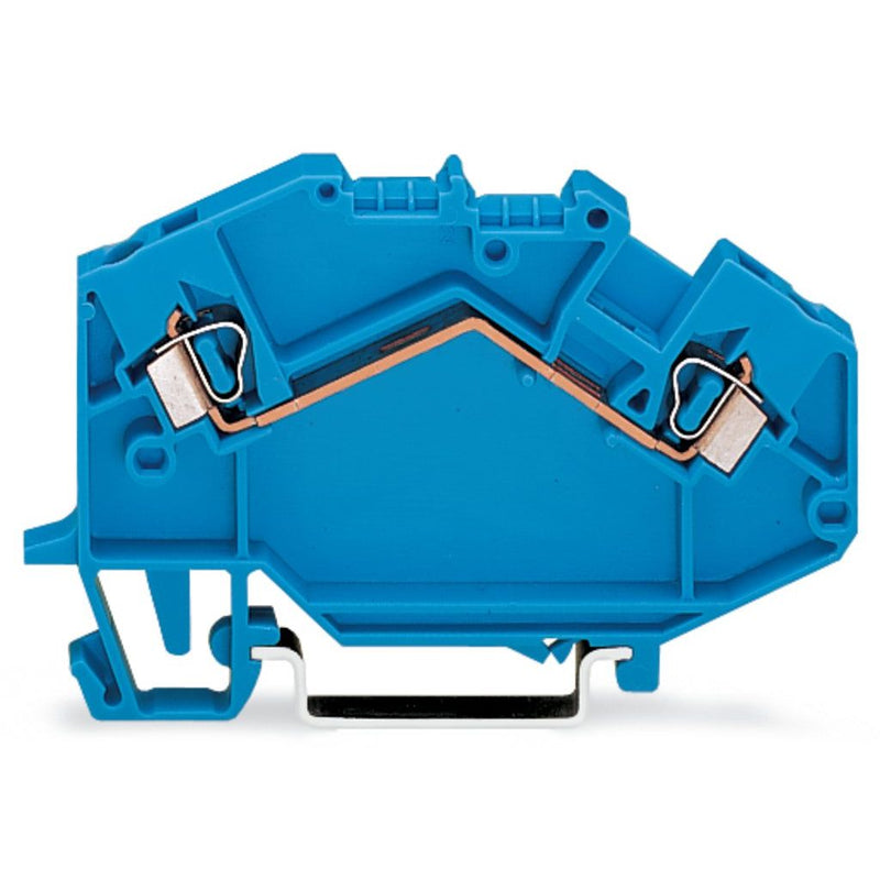 WAGO - Durchgangs-Reihenklemme Durchgangsklemme 780-604 0,08-2,5mmq blau