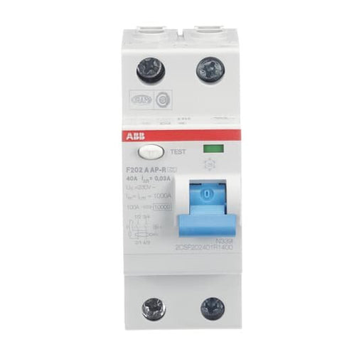 ABB Stotz S&J - Fehlerstrom-Schutzschalter FI-Schutzschalter F202A-40/0,03AP-R pro M Compact