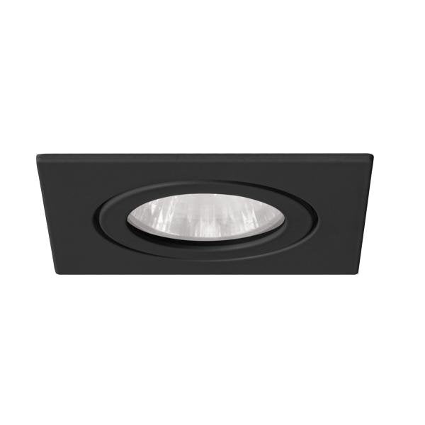 Brumberg Leuchten - Downlight/Strahler/Flutlicht Einbaustrahler GX5,3 26005080 quadr., sw