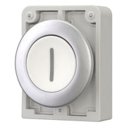 Eaton - Frontelement für Drucktaster Drucktaste RMQ-Titan M30C-FDR-W-X1 flach rastend weiß