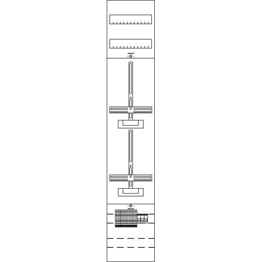 Striebel&John - Zählerfeld Messfeld KA4107 H5/B1 2Z vorverdraht