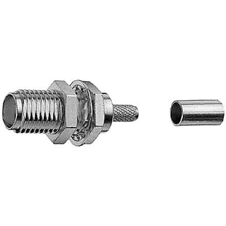 Telegärtner - Koax-Steckverbinder SMA-Kabeleinbaubuchse cr 100024706 AU, G7 (RG316/U) − 5 Stück