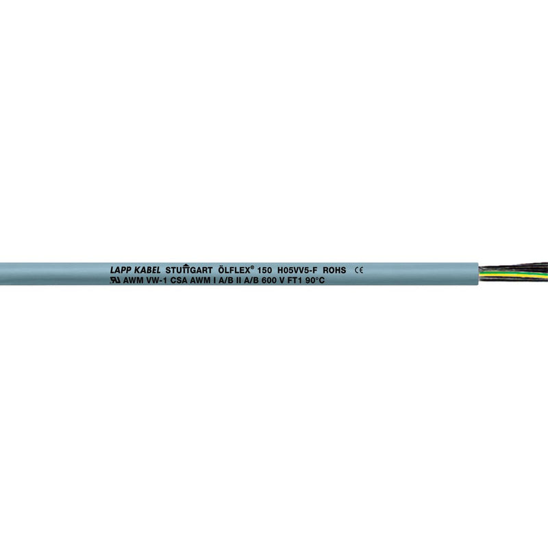 Lapp Kabel&Leitung - Energiekabel < 1 kV, für ortsveränderlichen Einsatz ÖLFLEX 150 2X0,5 0015002/75 − 75 Meter