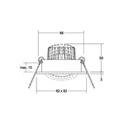 Brumberg Leuchten - Downlight/Strahler/Flutlicht LED-Einbaustrahler 230V 41444253