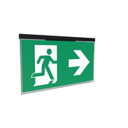 RP-Technik - Sicherheitsleuchte LED-Rettungszeichenleuchte AGW401WL-AZ EB1h, Wirel., anthr