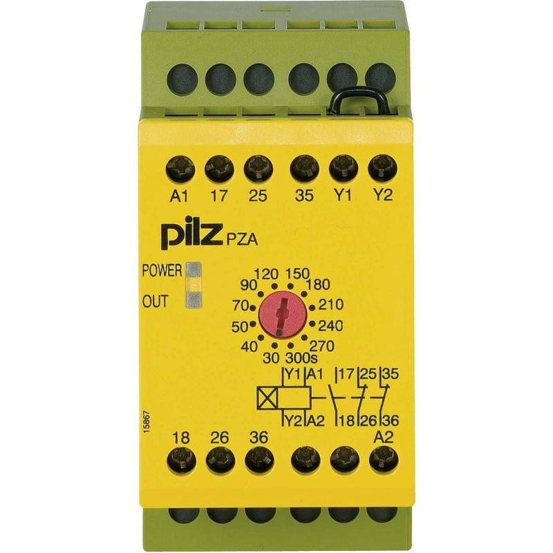 Pilz - Zeitrelais Zeitrelais anprechverz. PZA 300 #774029 24VDC 1n/o 2n/c