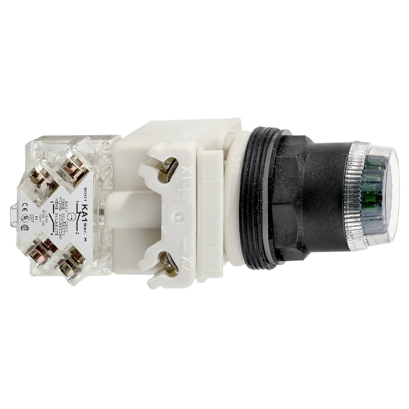 Schneider Electric - Drucktaster, Komplettgerät Leuchtdrucktaster 9001SK1L35LGG grün − 1 Stück
