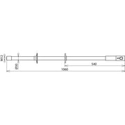 DEHN - Betätigungsstange Isolierstange IS M12 STK 30 1060 f. PHE m.Gewinde M12
